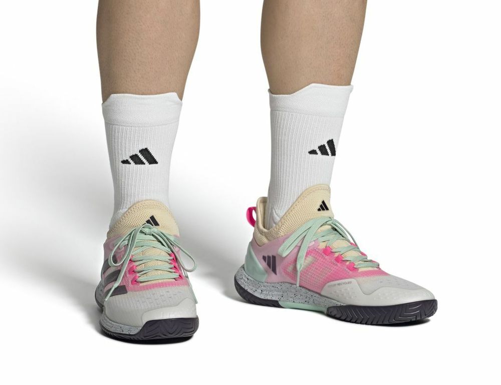 Мужские кроссовки теннисные Adidas Adizero Ubersonic 4.1 M - разноцветный