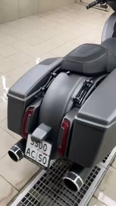 Harley Davidson в цветной полиуретан Carbins PPF AMG Grey MF-Amg