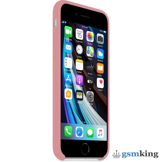 Silicone Case iPhone 7 | 8 | SE 2020 | 2022 Soft Pink (Бледно‑розовый)