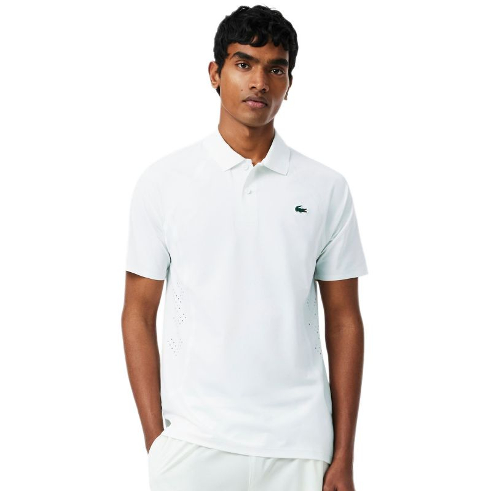 Теннисное поло Lacoste Tennis x Novak Djokovic On Court - white