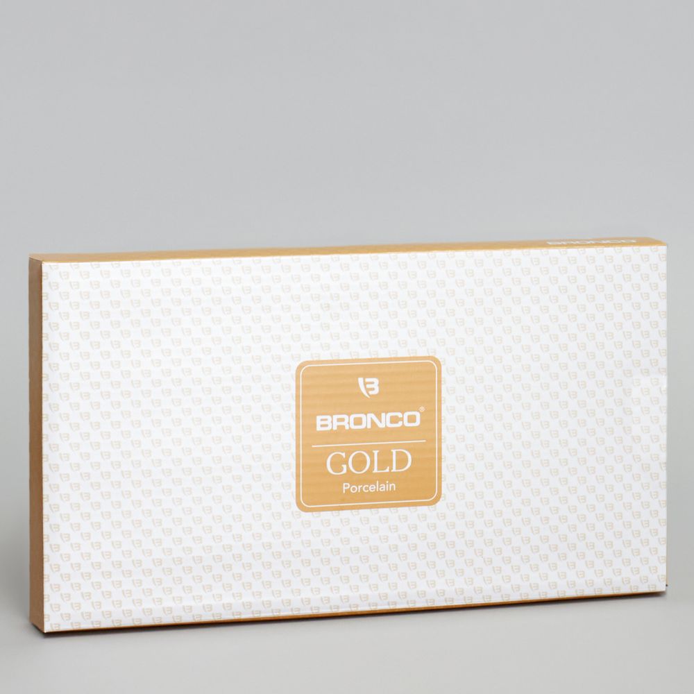 БЛЮДО ПРЯМОУГОЛЬНОЕ BRONCO "GOLD" 30*16*2,5 СМ (КОР=18ШТ.)