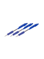 Ручка шариковая Super Grip F автомат, синяя 3 шт.
