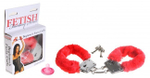 Наручники красные Beginner's Furry Cuffs (Цвет: красный)