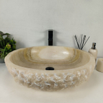 Раковина из оникса Erozy White EO-64378 62*52*15 0215