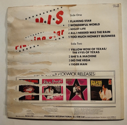 Винтажная виниловая пластинка LP Elvis Presley Flaming Star (UK 1980)