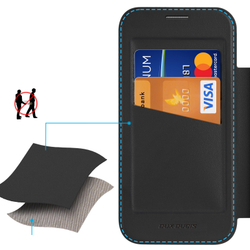 Чехол книжка с поддержкой MagSafe от Dux Ducis для iPhone 17 Pro Max, серия Skin X Pro Series Case (версия с магнитной откидной подставкой)