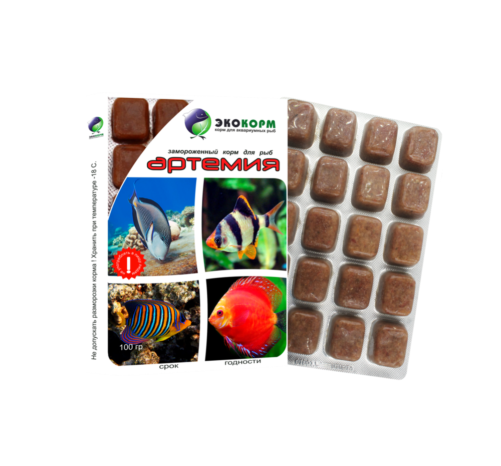 Экокорм Артемия замороженная, 100 г