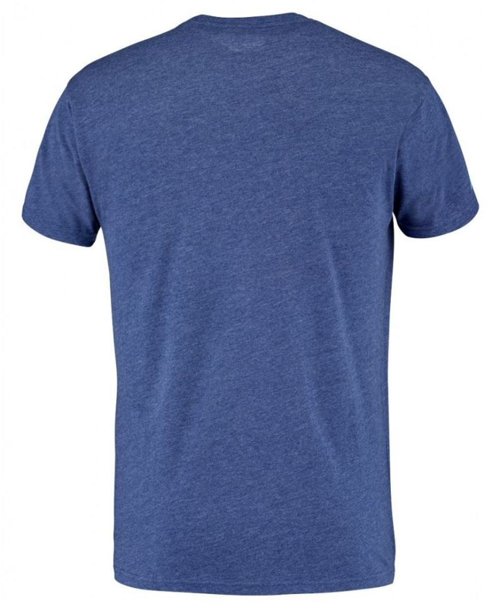 Мужская теннисная футболка Babolat Exercise Message Tee Men - blue heather