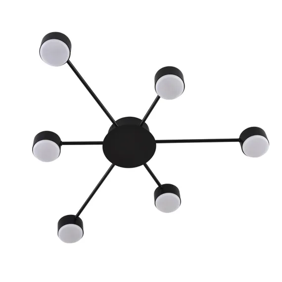 8344/6C COMFI черный, металл Люстра GX53 LED 6*7W 220V TORINA