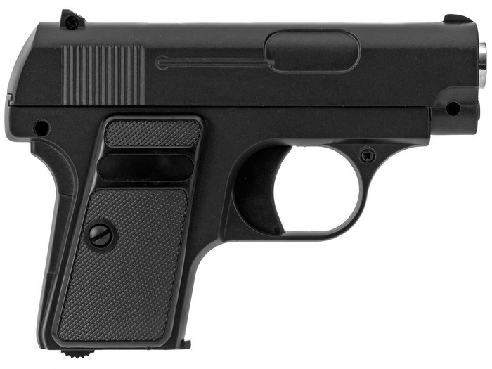 Пистолет пневматический Stalker SA25S Spring (Colt Model 1908) + ПБС, к.6мм (SA-3307125S)