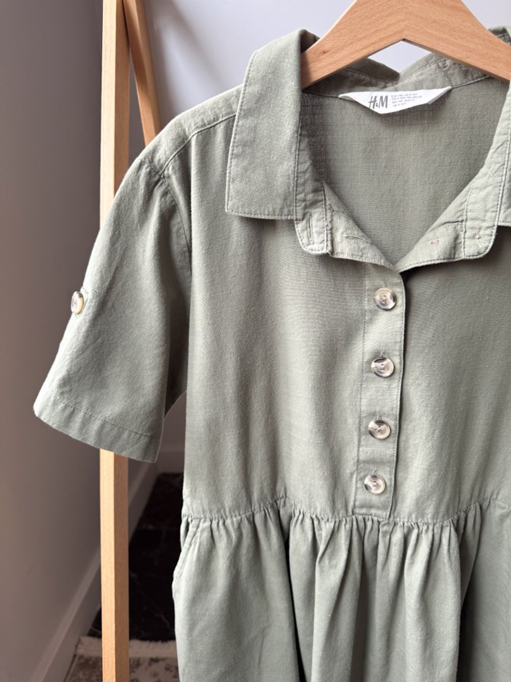 Хлопковое платье H&M, 140