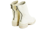 GUIDI 788Z Horse Leather Ankle Boots Women"s White