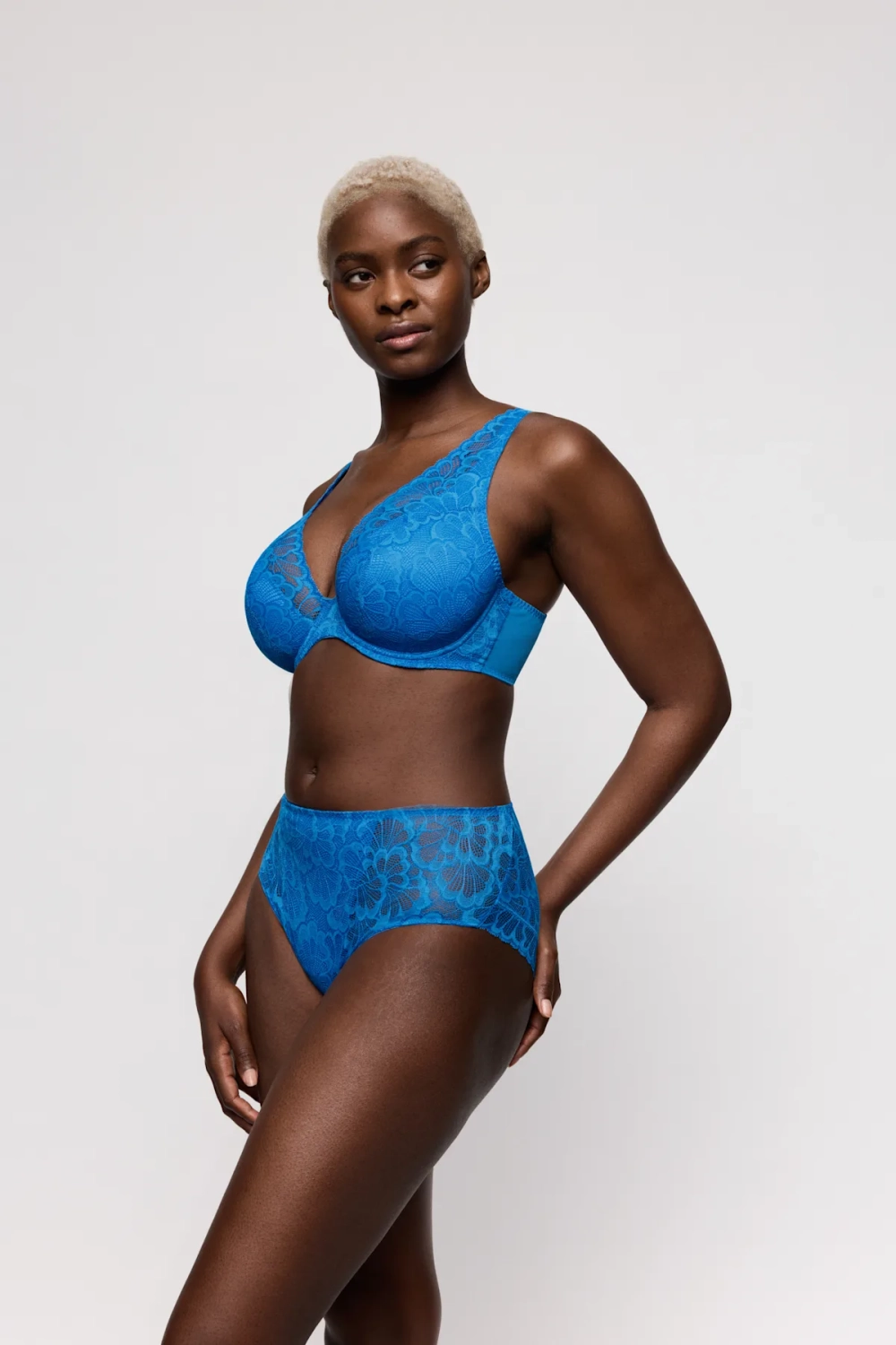 PRIMADONNA Бюстгальтер с глубоким V-образным вырезом, синий