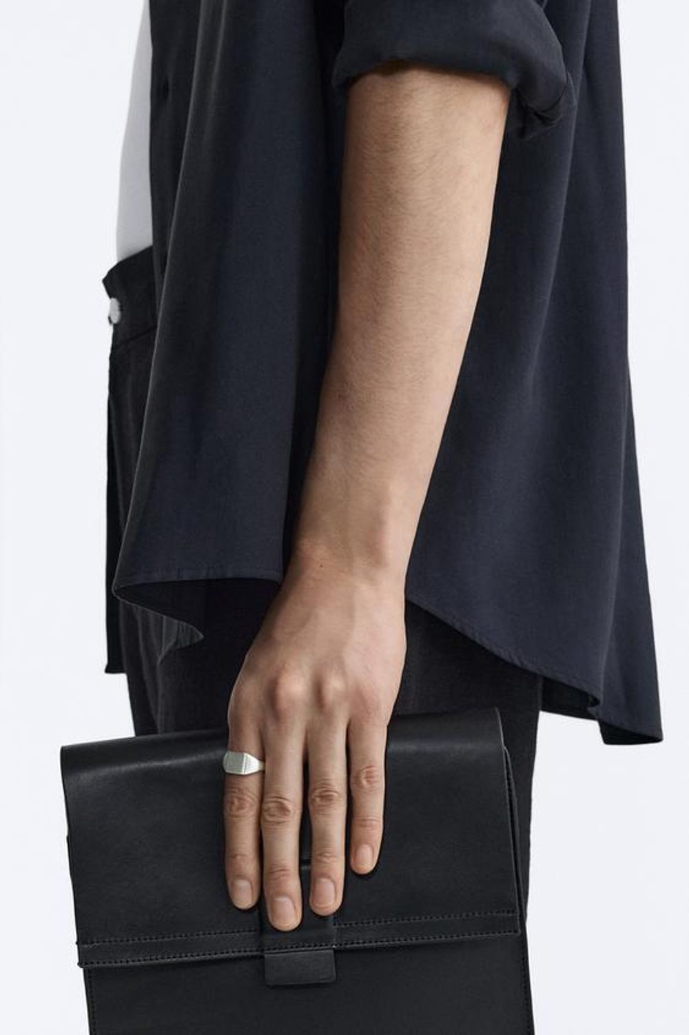 ZARA КОЛЬЦО-ПЕЧАТКА, ЗОЛОТОЙ