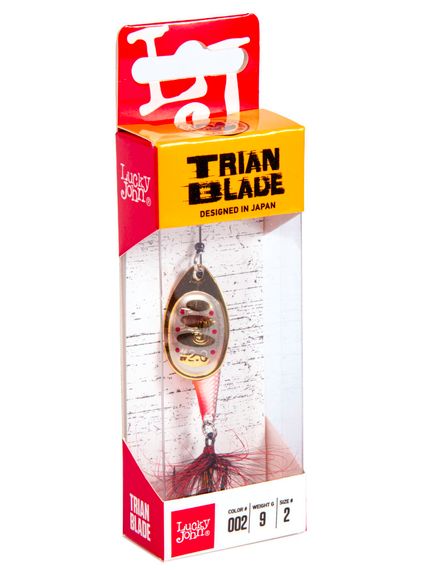 Блесна вращающаяся Lucky John TRIAN BLADE ROUND 09.0г 002