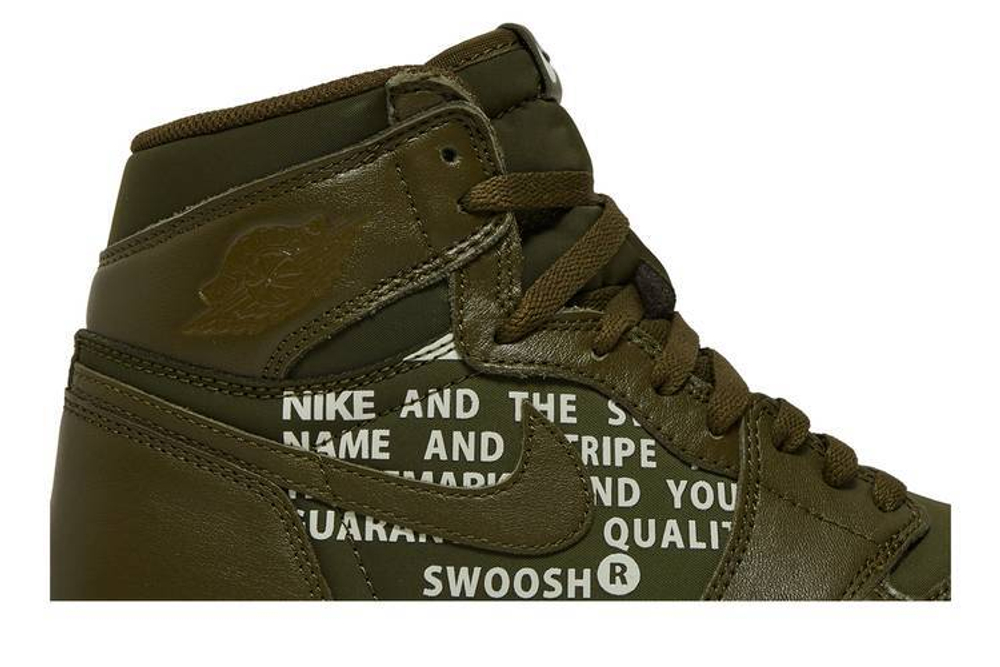 Кроссовки Jordan Air Jordan 1 Retro High Olive Canvas