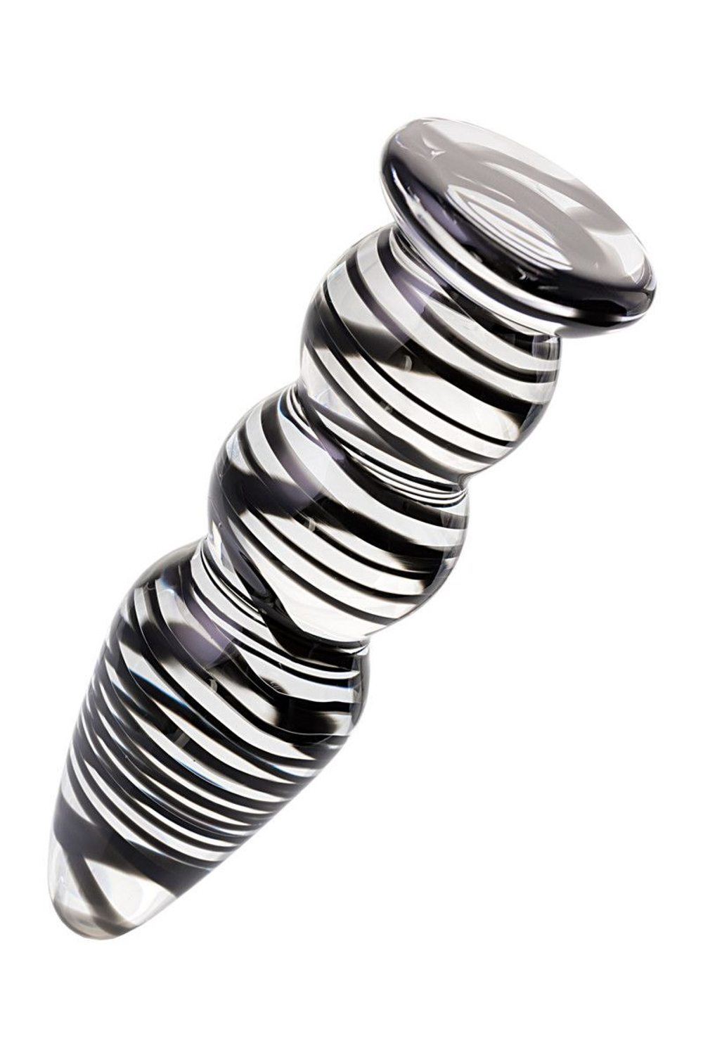 Анальная пробка-елочка - 13 см. (Цвет: прозрачный)