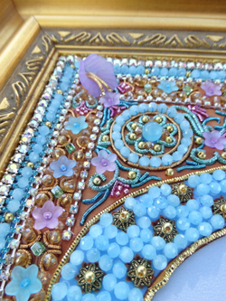 И-25 Набор для вышивания хрустальными камнями Богородица Помощница в родах