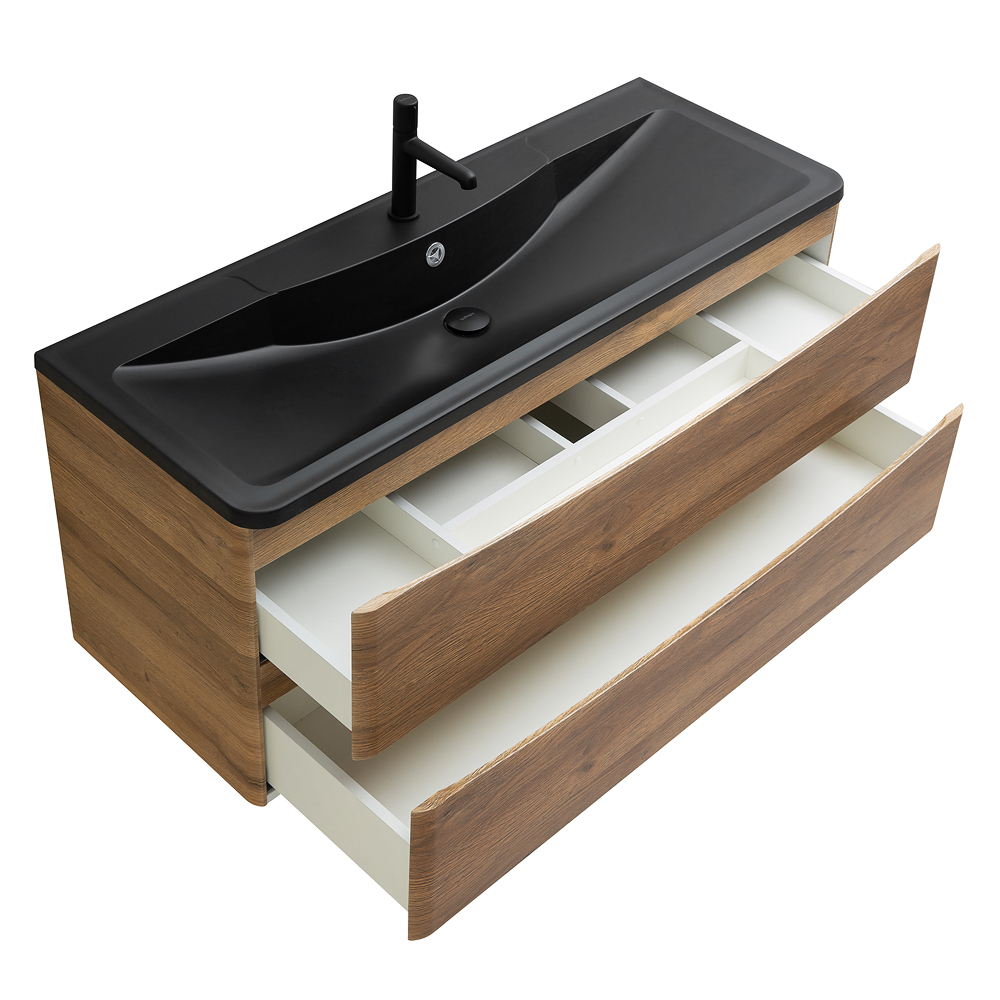 Мебель для ванной комнаты подвесная BelBagno ACQUA-1200-2C-SO-RR 120 см Rovere Rustico