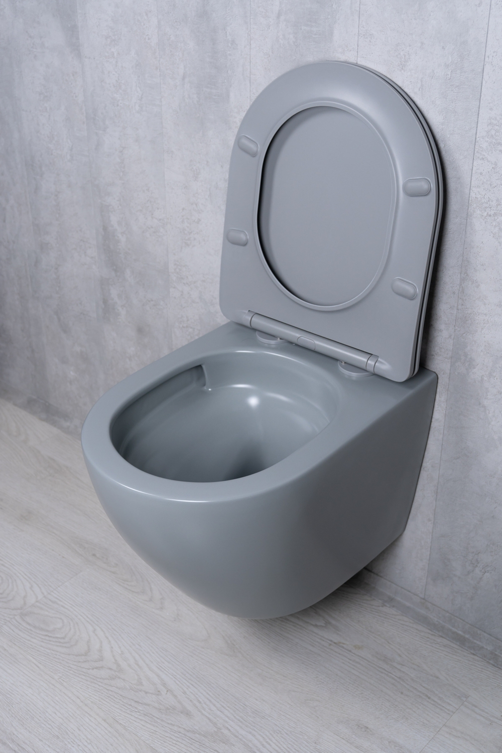 Унитаз подвесной Tornado Gid Tr2122TF-Lgm 62259Y серый матовый 49x36x36