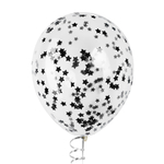 Конфетти фольга Звезда, Черный, Металлик, 1,5 см, 50 г.