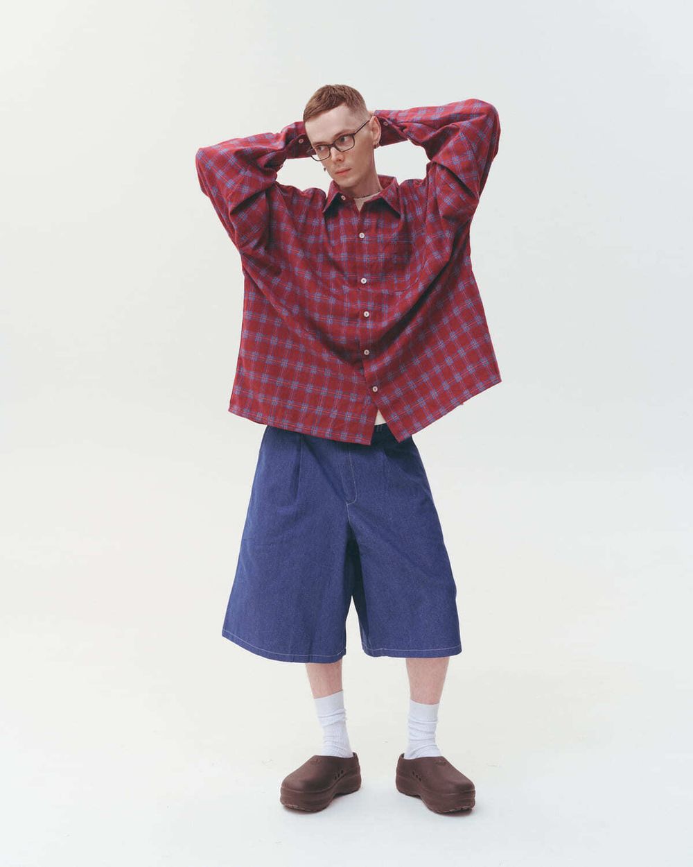 Рубашка One Two Cowboy Shirt Wine винная