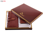 Комплект женский кошелек и ключница Barez Leather натуральная кожа Иран DS60 333