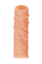 Насадка Kokos с дополнительной стимуляцией телесная 12 см