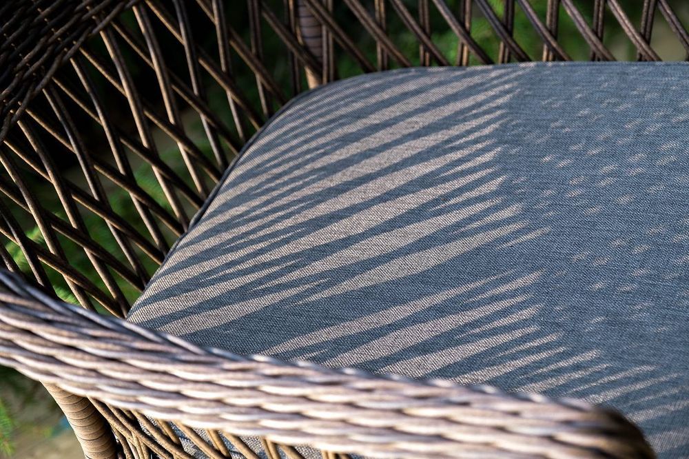 "Сицилия" обеденная группа плетеная, цвет коричневый