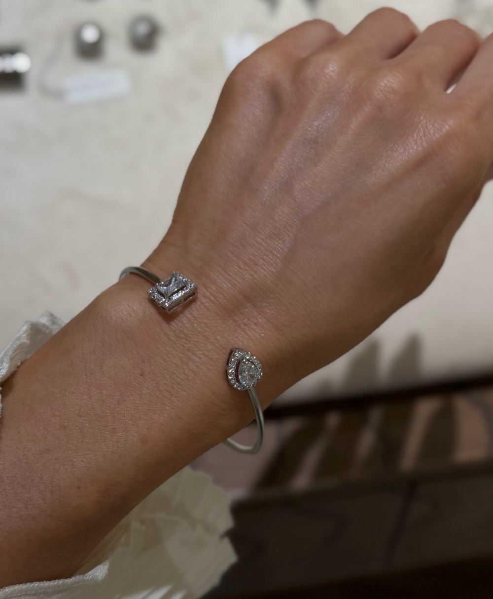 браслет Shine crystal silver