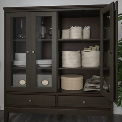 IKEA TJABBIG  (ИКЕА ТЙАББИГ)  -  Корзина, натуральная, 25x23 см