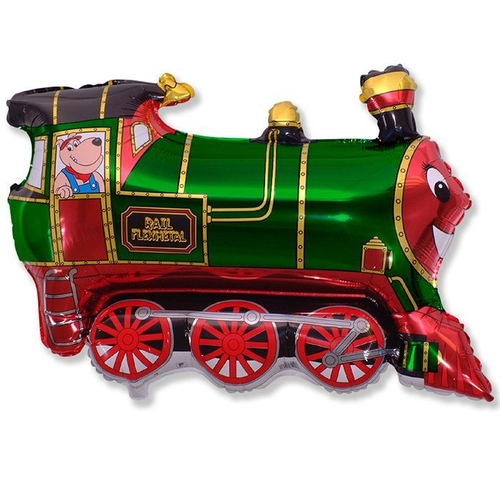 Фигура Поезд зеленый 31" Fm