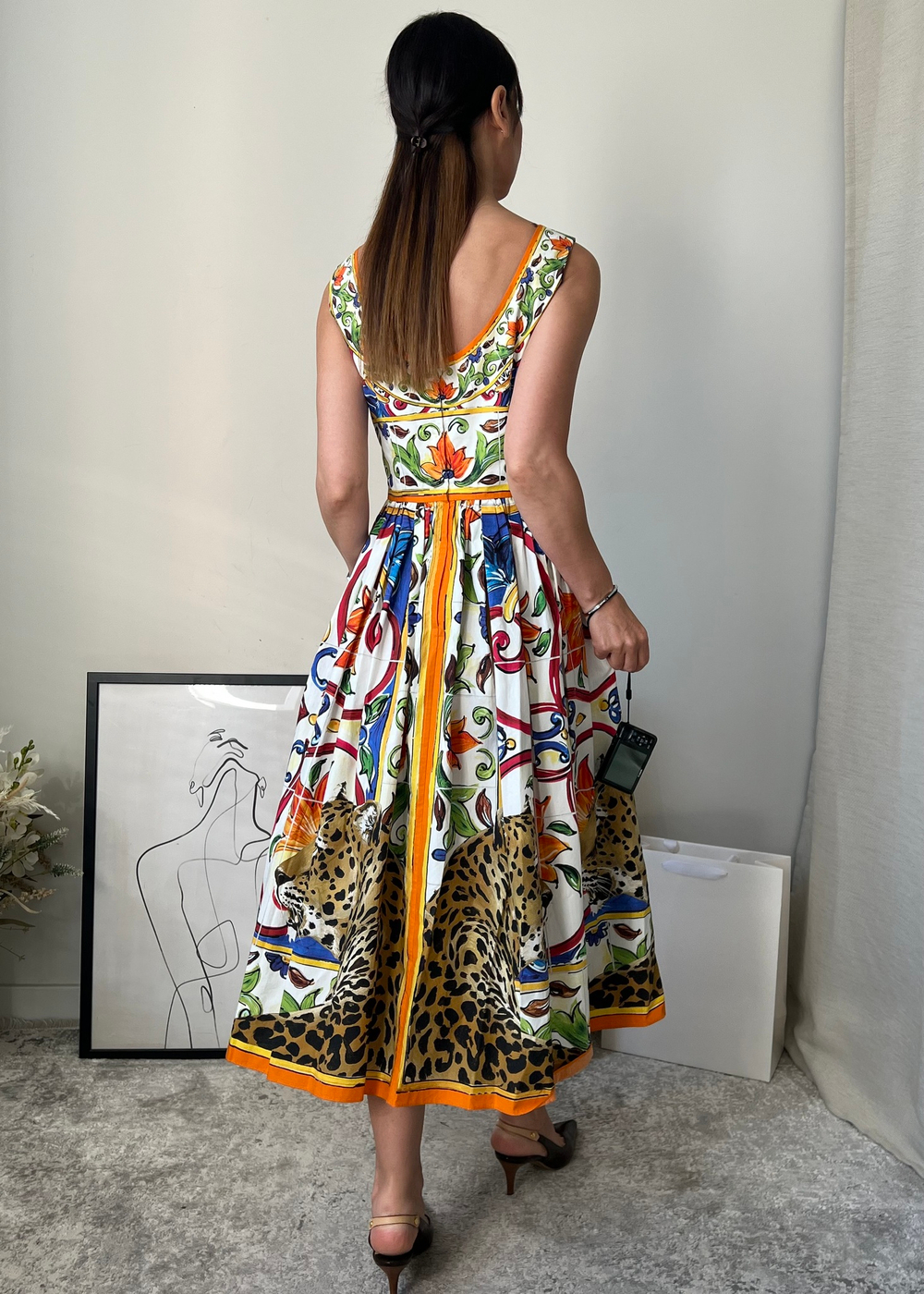 Хлопковое платье Dolce & Gabbana, XS