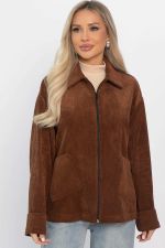 Жакет вельветовый Реджина (коричневый) Б14563-9М LT Collection