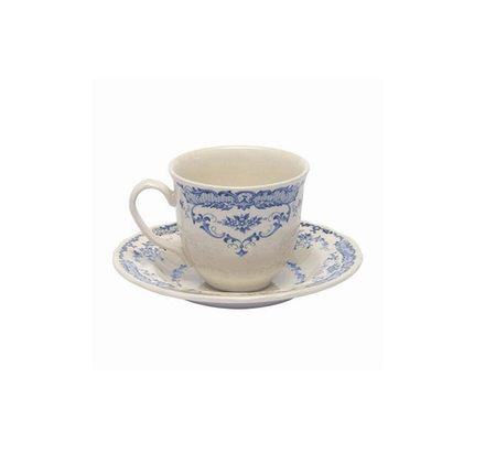 Чайная чашка с блюдцем Bitossi Home Blue Rose