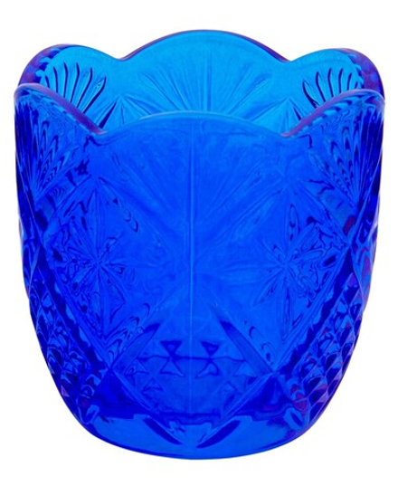 Лампада стекляная без ножки: синяя (Тодико)