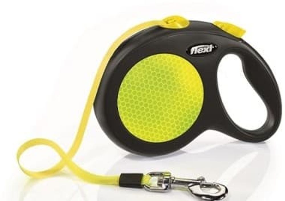 flexi рулетка New Neon L (до 50 кг) лента 5 м