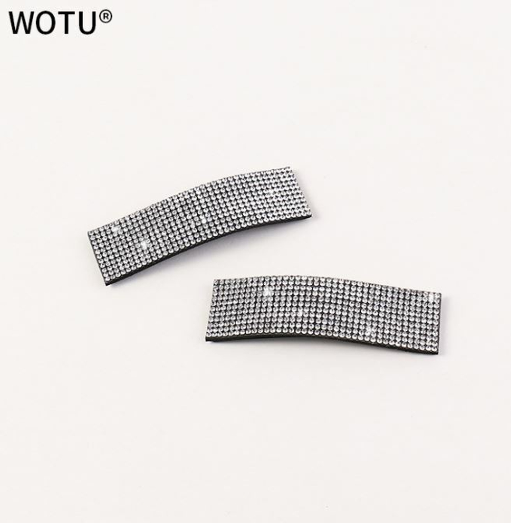 SALE! Зажим клик-клак для волос, стразы, 1 шт.