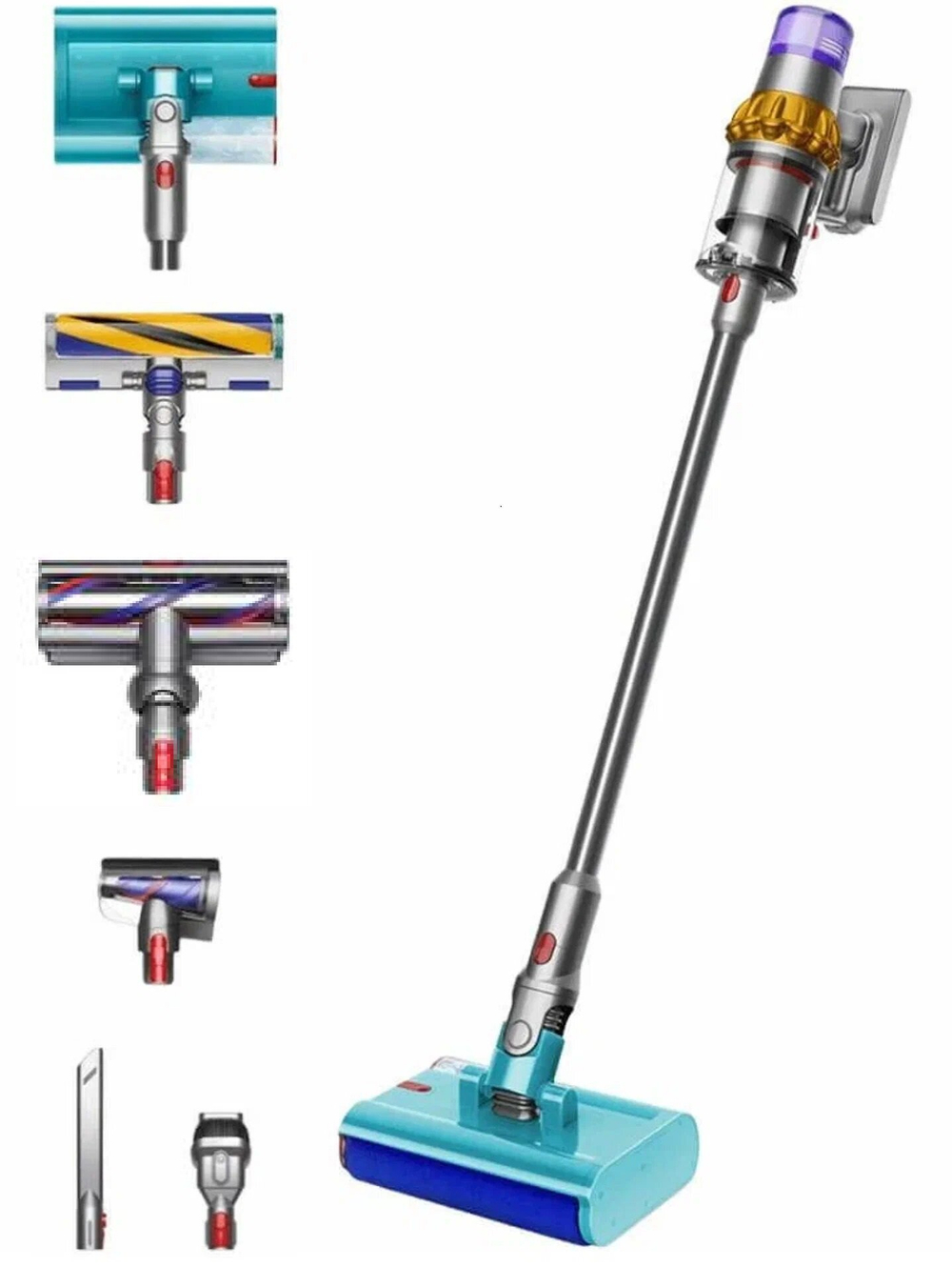 Вертикальный беспроводной пылесос Dyson V15s Detect Submarine