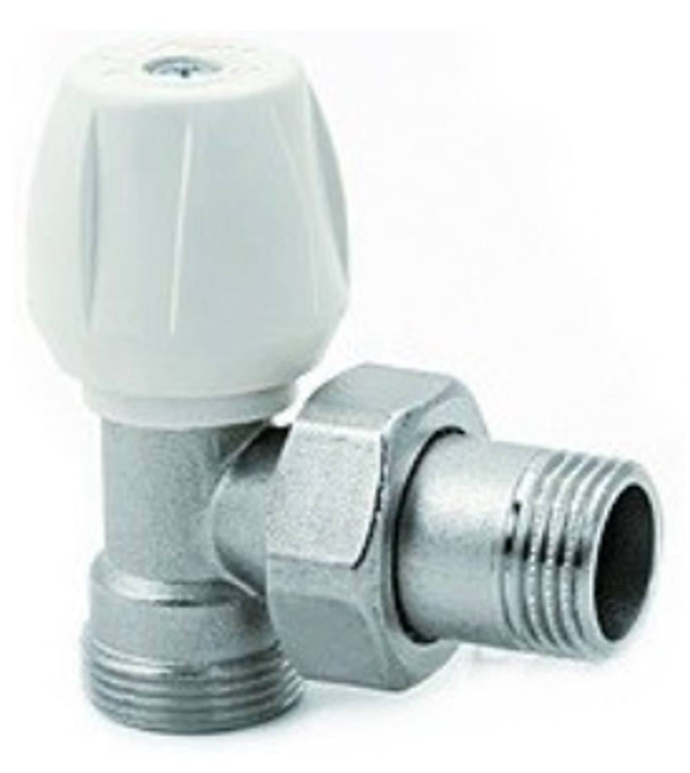Вентиль запорный 1/2" угловой (icma)
