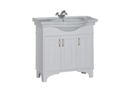 Тумба с раковиной Aquanet Валенса 90 белый