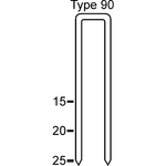 Скобы тип KL 90/20 CNKH/2000 Schneider airsystems C420024