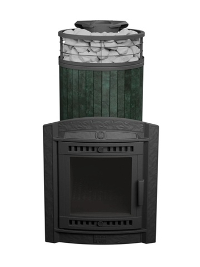 Печь банная «Атмосфера XL» Верде Гватемала ЛАМЕЛЬ+СЕТКА