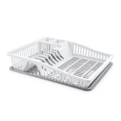 Сушка для посуды "Степ" маленькая белый