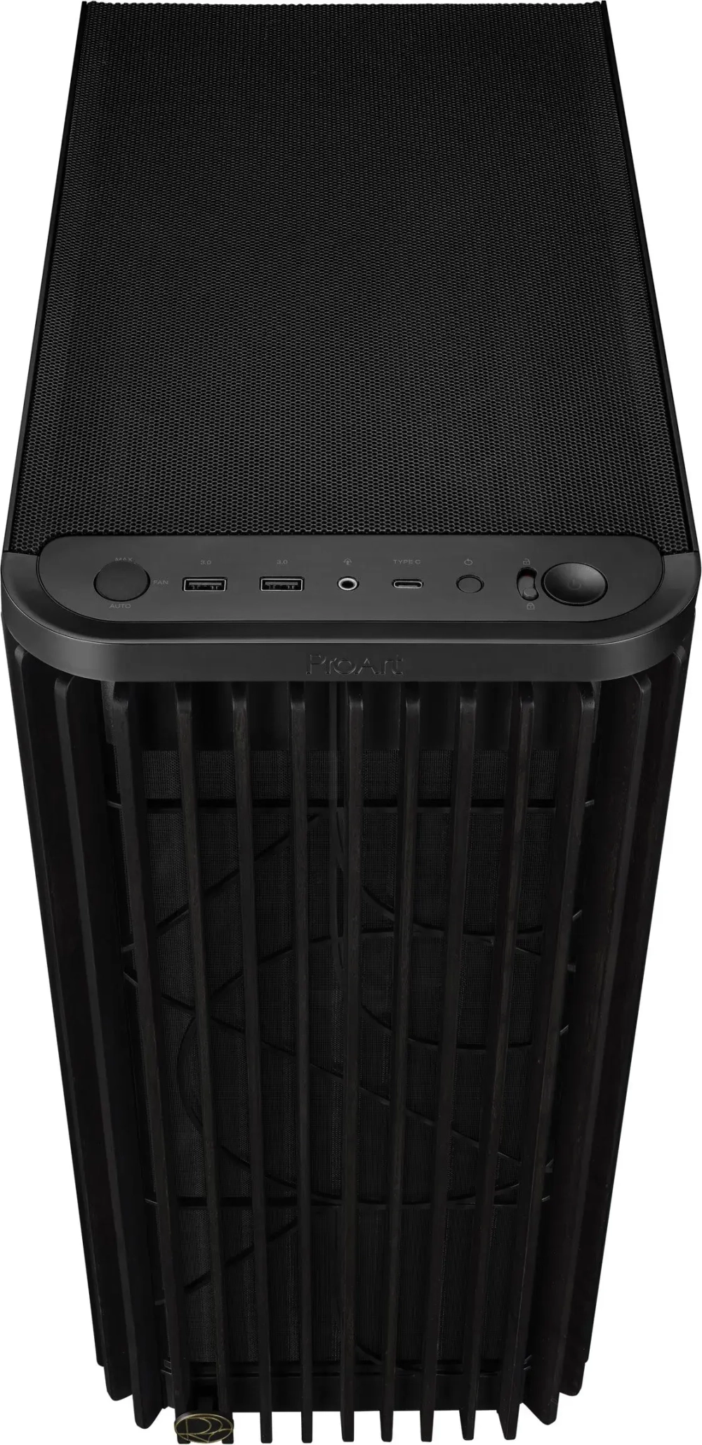 Корпус ASUS PROART PA401 WOOD TG PWM BLACK ATX 90DC00M0-B39000