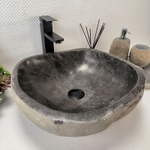 Раковина из речного камня RS63441 (45*43*16) 0123