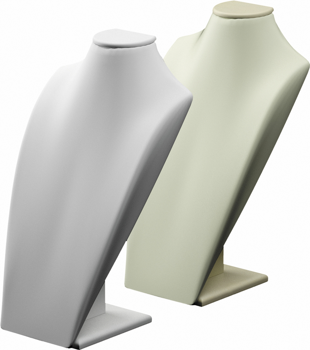 Бюст объемный серия Елена/квадратное основание/ф.№5 (резинка)/Н-335 мм.