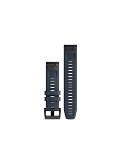 Ремешок для Garmin 22 мм стиль Fenix 7 силиконовый Premium QuickFit (F722QFSB-22)