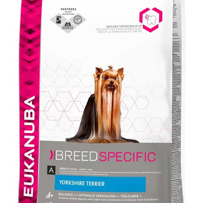 Eukanuba Dog Breed Yorkshire Terrier - корм для собак породы йоркширский терьер