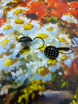 Серьги с кабошонами. Ручной работы.